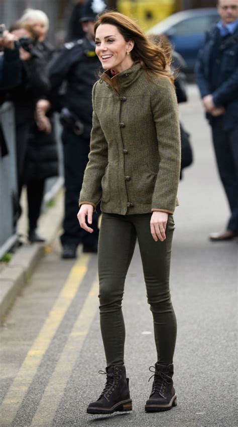 Kate Middleton wearing See by Chloé Combat Boots.